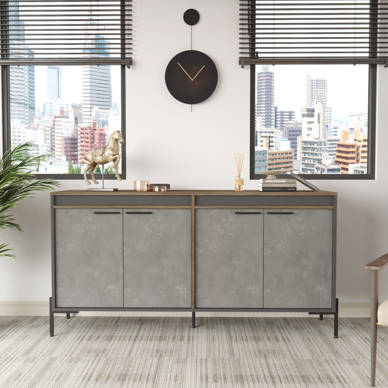 Poze Dulap MDF multifunctional VS5 - CGA L184 cm - H91,6 cm