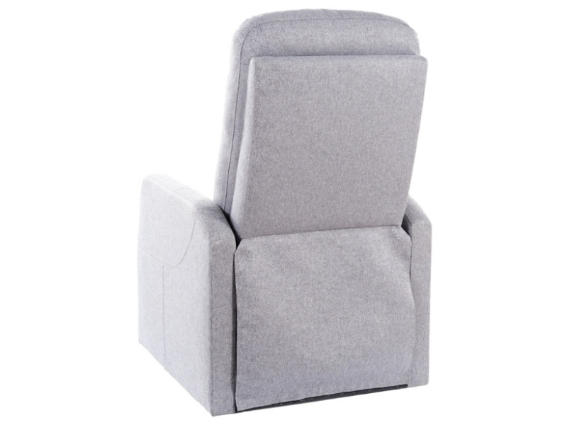 Poze Fotoliu recliner tapitat Ares gri - H100