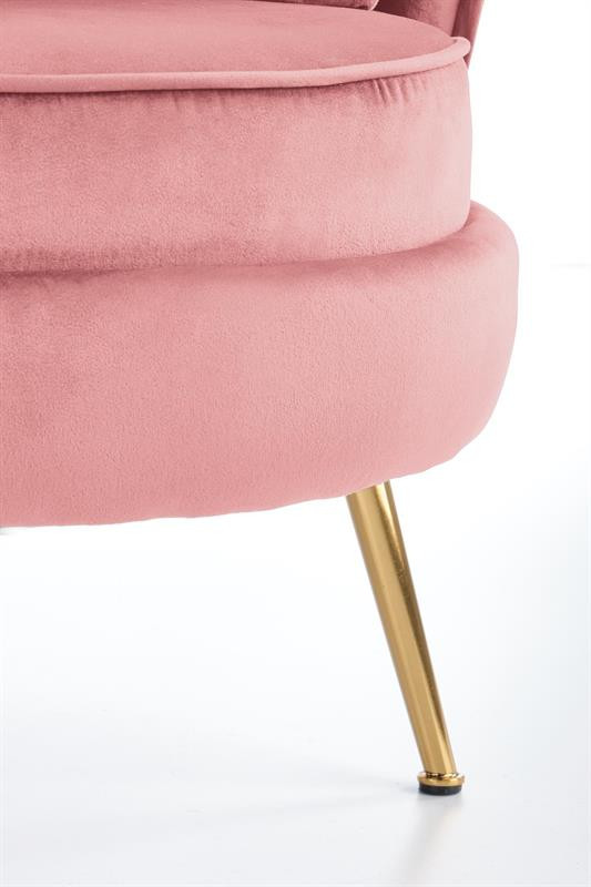 Poze Fotoliu tapitat Almond roz – H87 cm