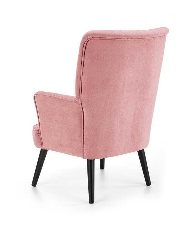 Poze Fotoliu tapitat Delgado Velvet roz – H100 cm