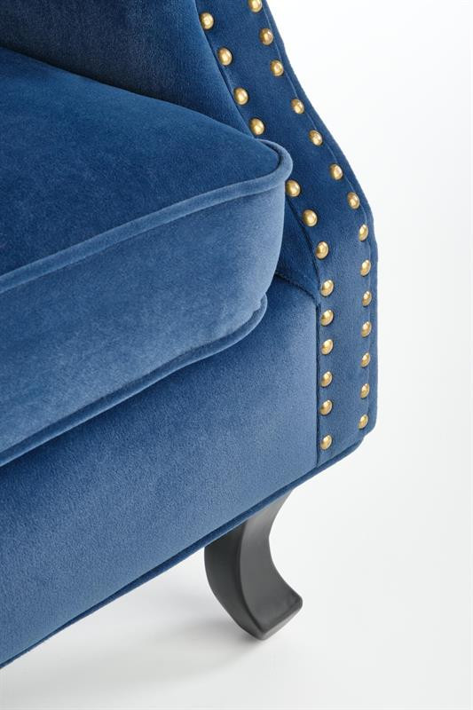 Poze Fotoliu Titan velvet bleumarin – H87 cm