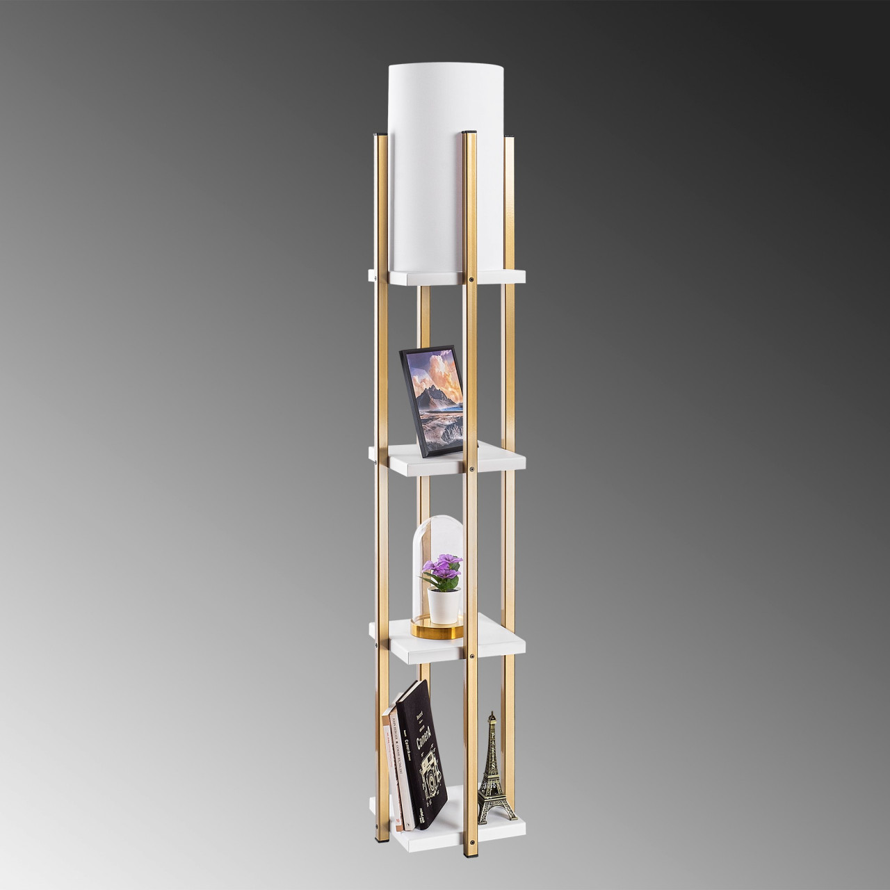 Poze Lampadar 7119 - White, Gold
