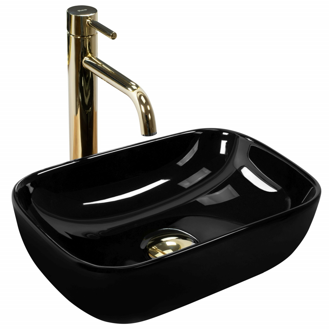 Poze Lavoar Belinda mini negru L37 cm