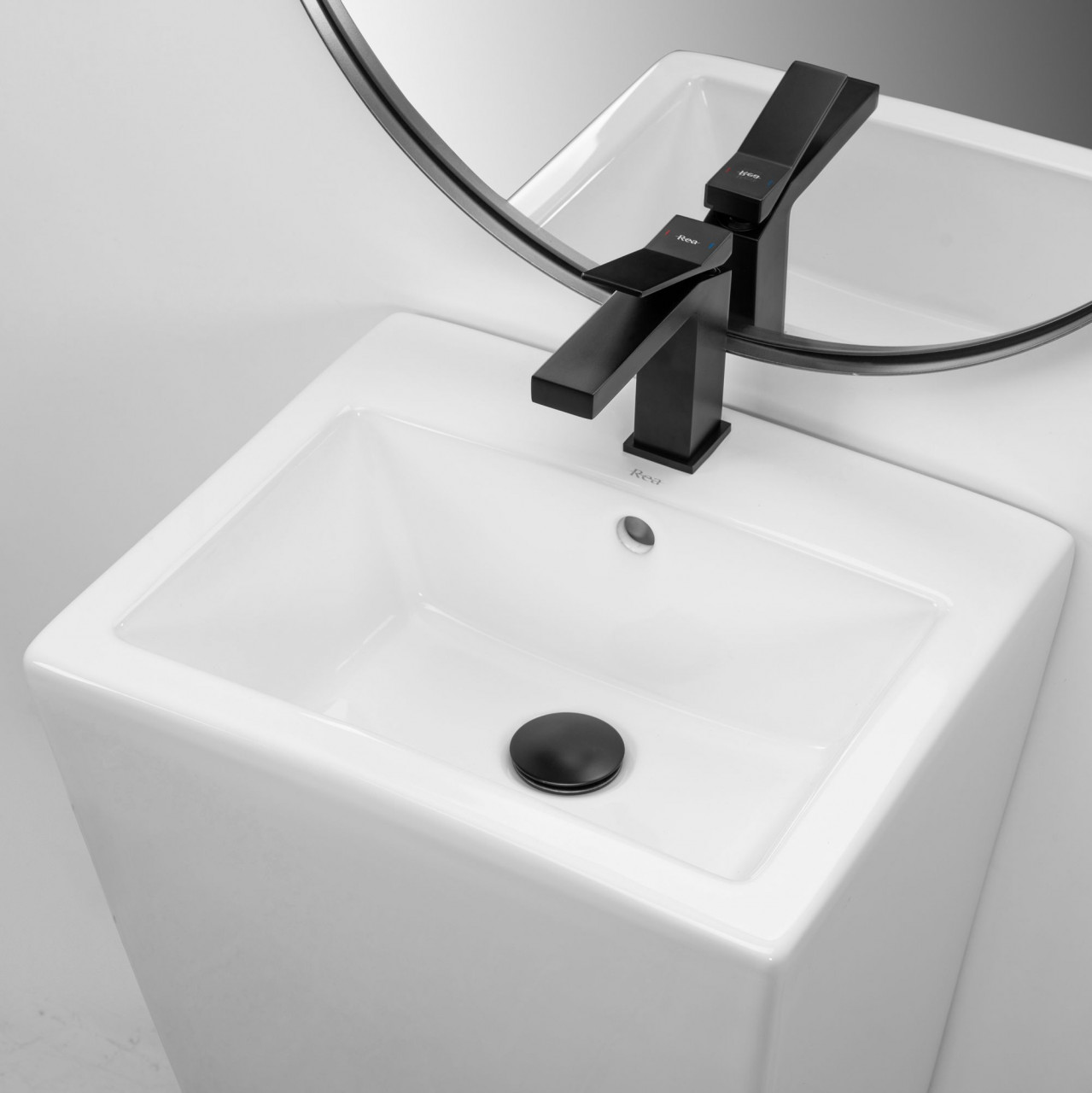 Poze Lavoar Daria freestanding ceramica sanitara - H83 cm