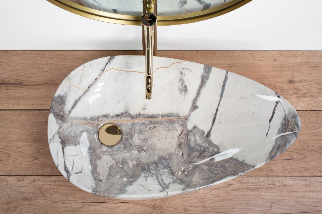 Poze Lavoar Greta Thunder Shiny L65,5 cm