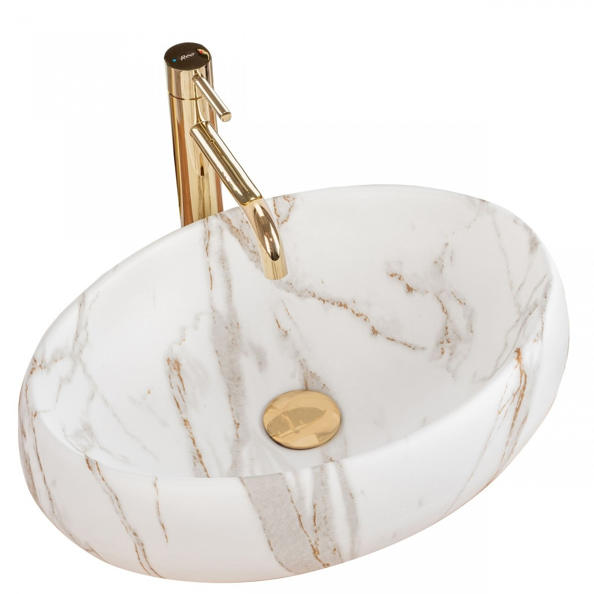 Poze Lavoar Linda Lava ceramica sanitara - 48,5 cm