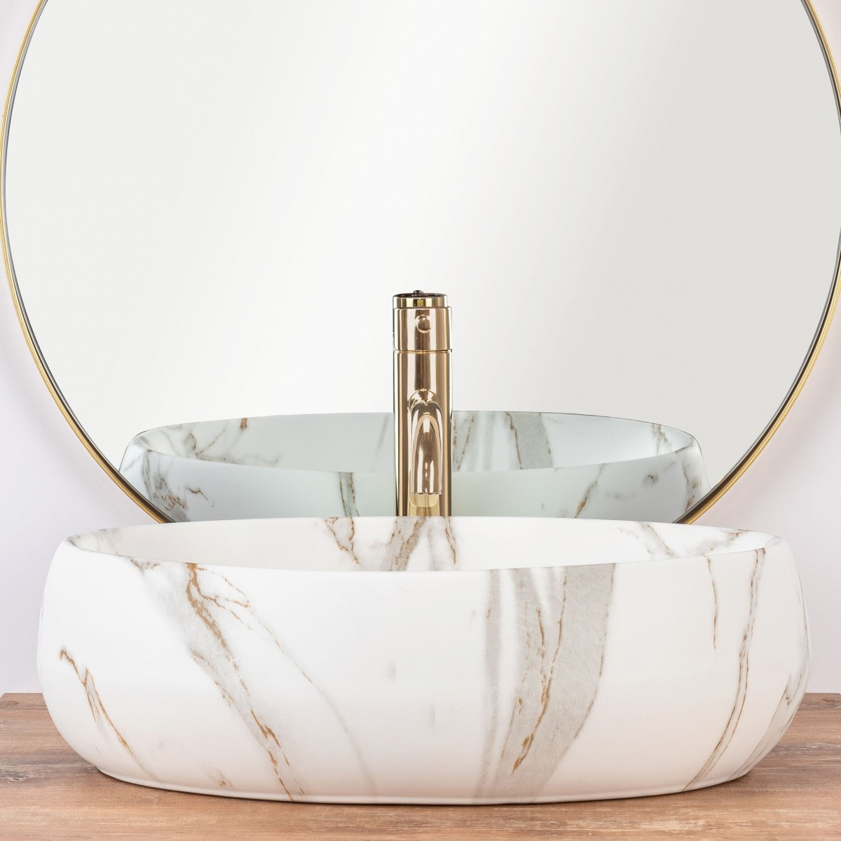 Poze Lavoar Linda Lava ceramica sanitara - 48,5 cm