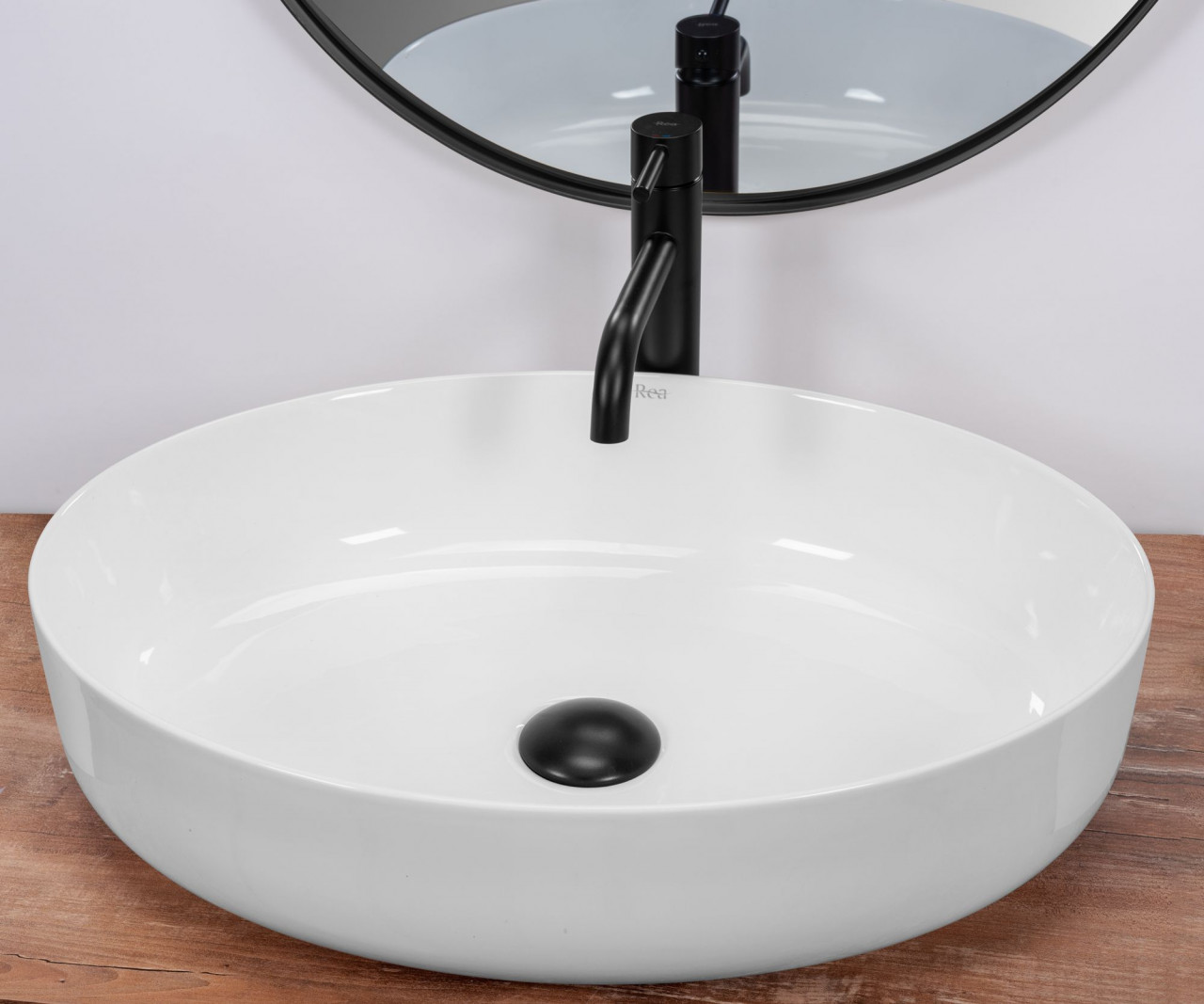 Poze Lavoar Queen Alb ceramica sanitara – 55 cm