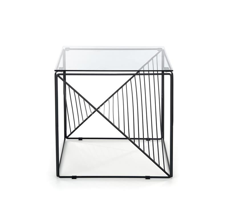 Poze Masa de cafea Pato - Sticla Fumurie/Negru