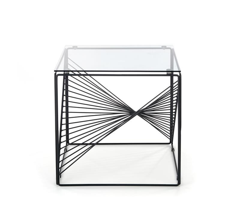 Poze Masa de cafea Pato - Sticla Fumurie/Negru