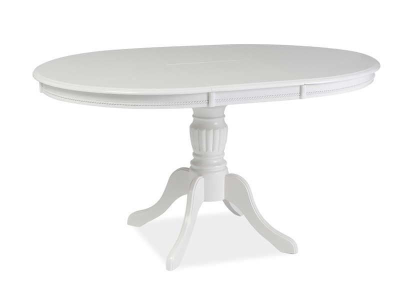 Poze Masa extensibila alba Olivia- L 106-141 x l 106 x h 76 cm
