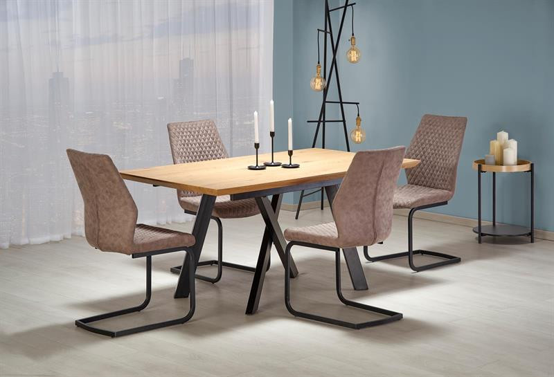 Masa extensibila mdf + metal capital – l180-240xl90xh76 cm