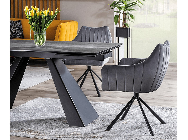 Poze Masa Extensibila Salvadore Ceramica – l90 x h76 x L160-240 cm