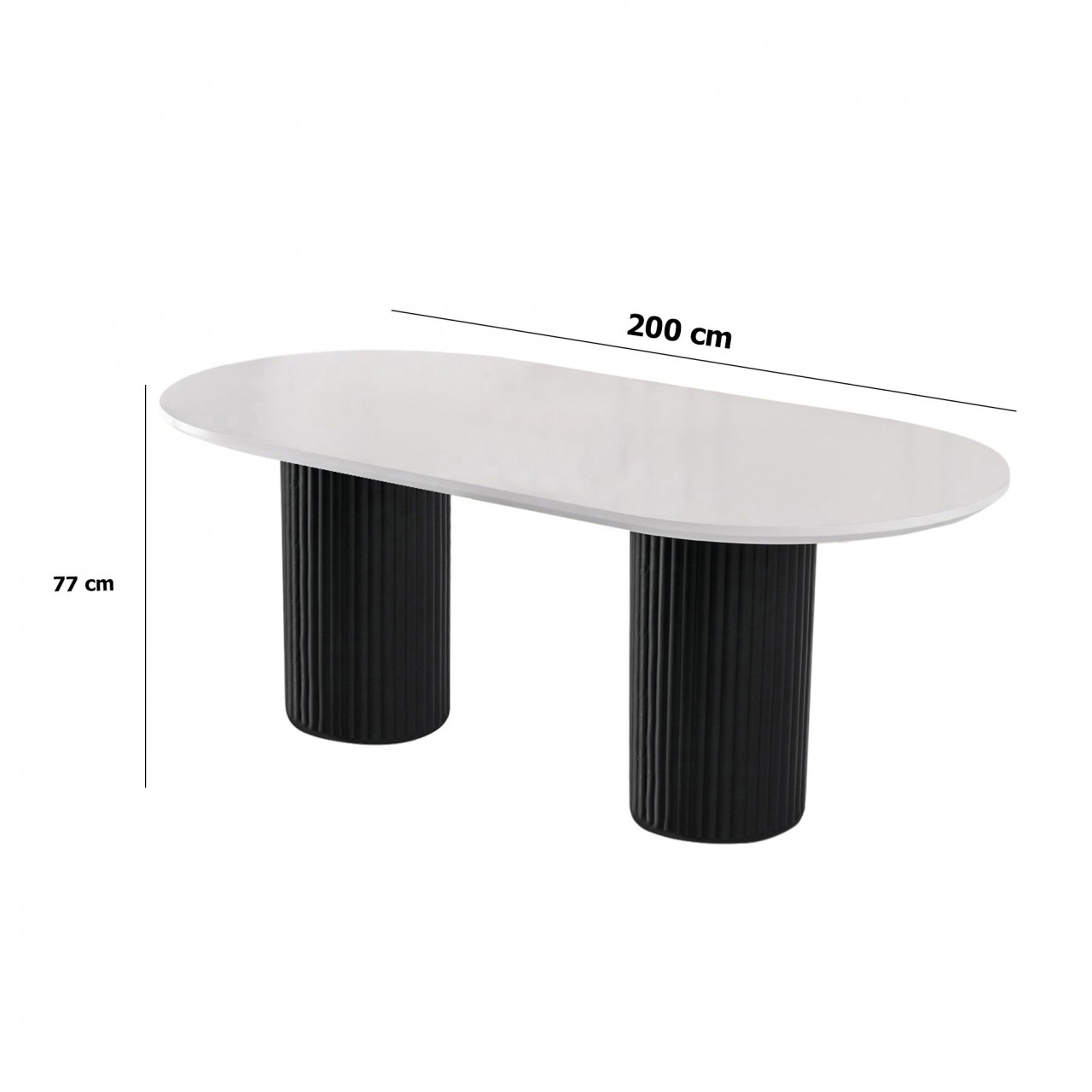 Poze Masa LI alb/negru- 932