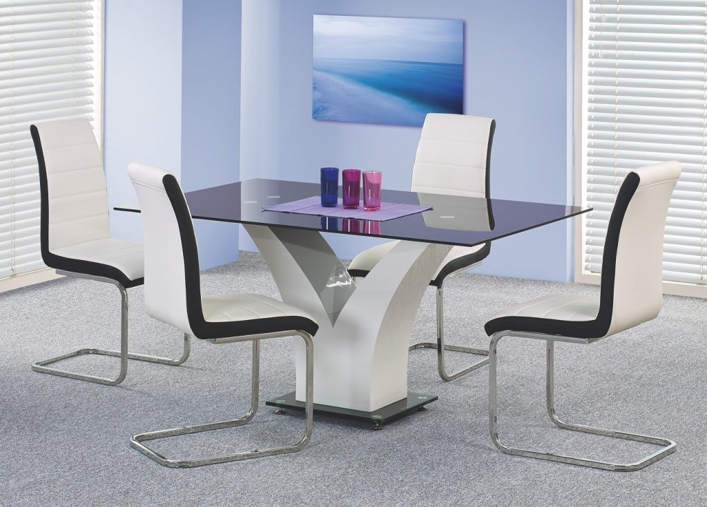 Poze Masa MDF + sticla Vesper - L 160 x l 90 x h 76 cm