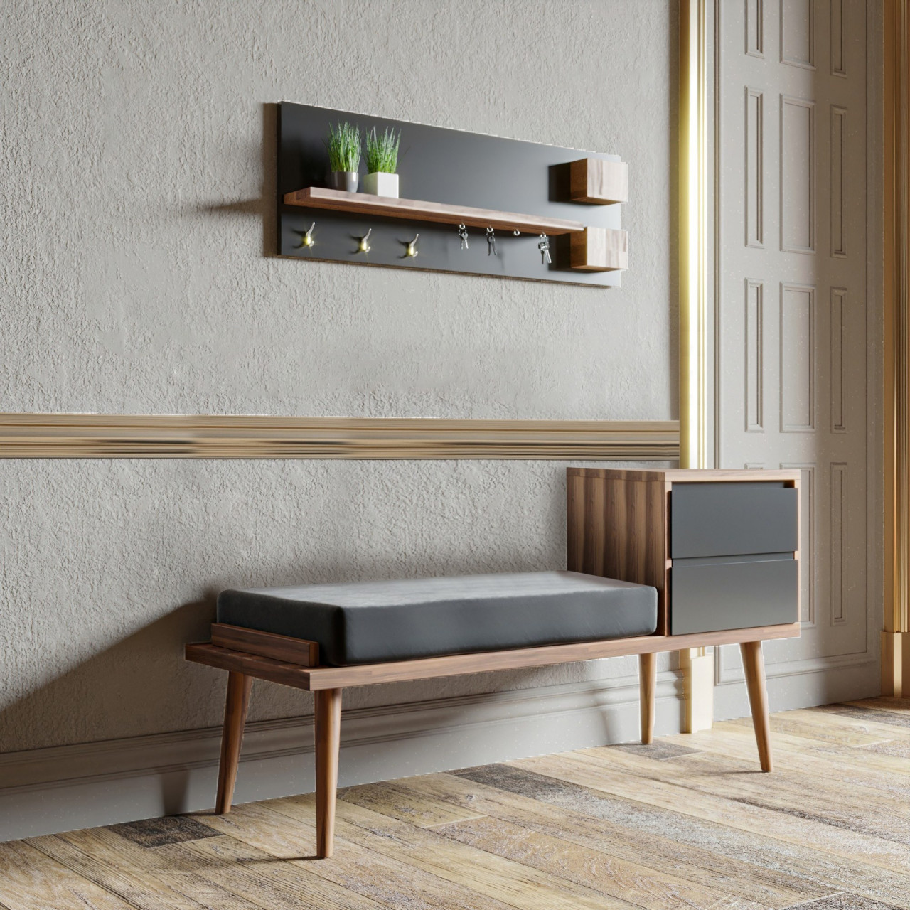 Poze Mobilier de hol Hamra (2 piese)