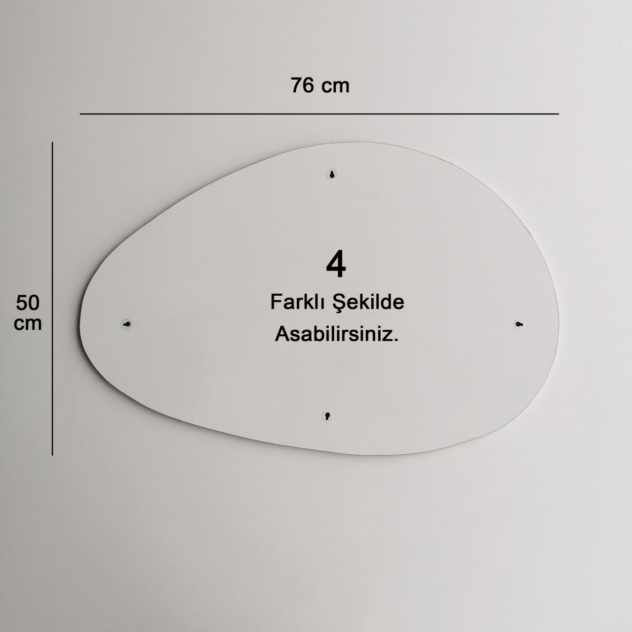 Poze Oglinda Porto Ayna 76x50 cm