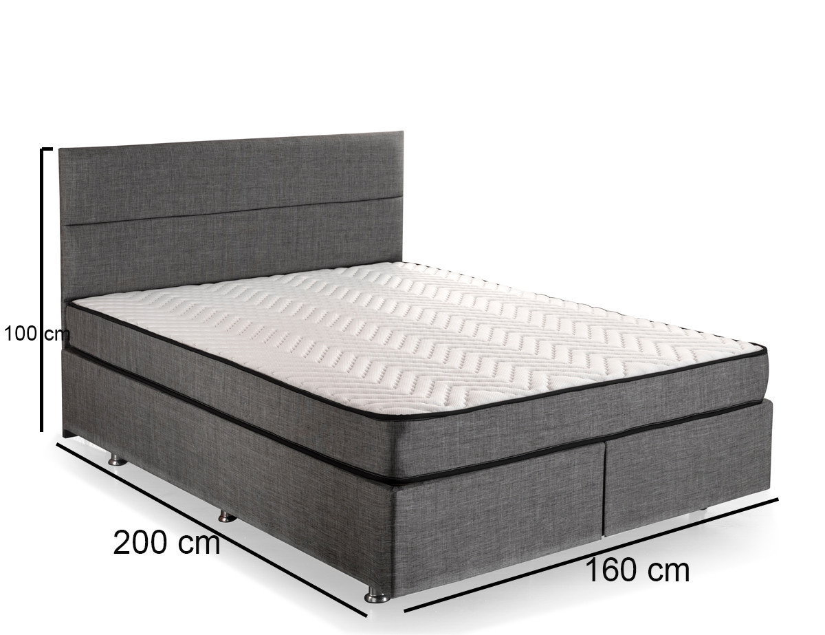 Poze Pat Silver TS gri 160x200 cm