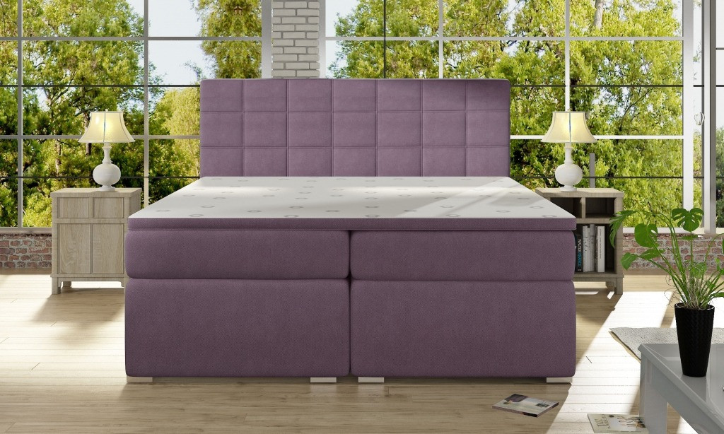 Poze Pat tapitat Alice – 140/200, L205 x l140 x h117cm
