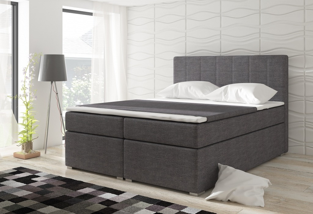 Poze Pat tapitat Alice – 140/200, L205 x l140 x h117cm