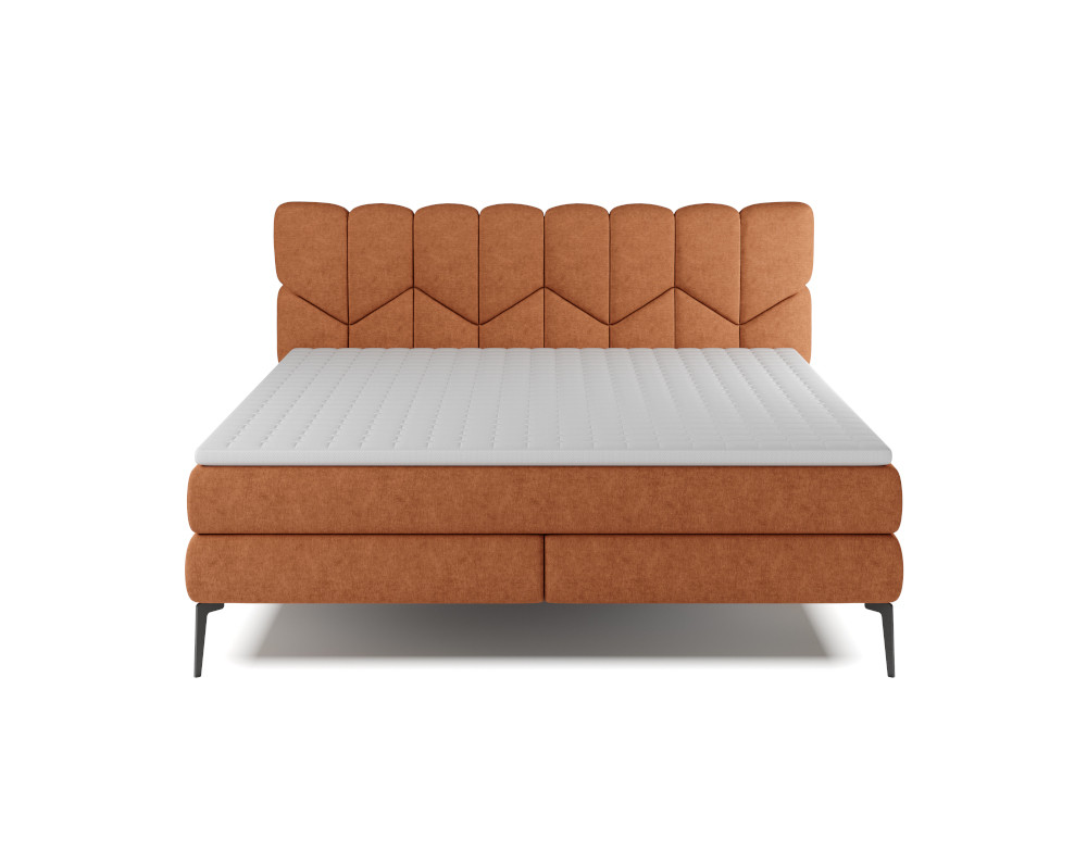 Poze Pat tapitat boxspring Bari 140x200 cm