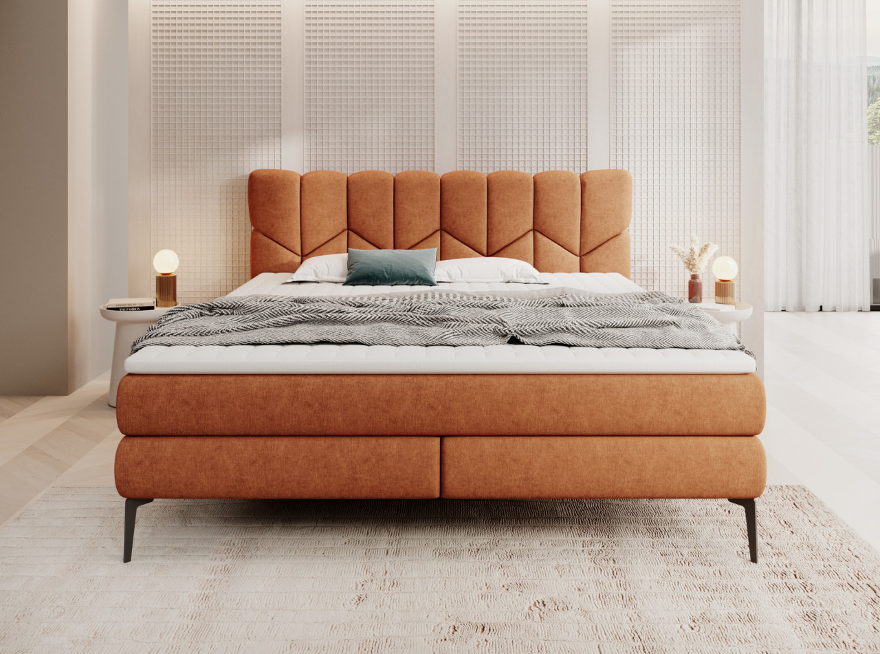 Poze Pat tapitat boxspring Bari 180x200 cm