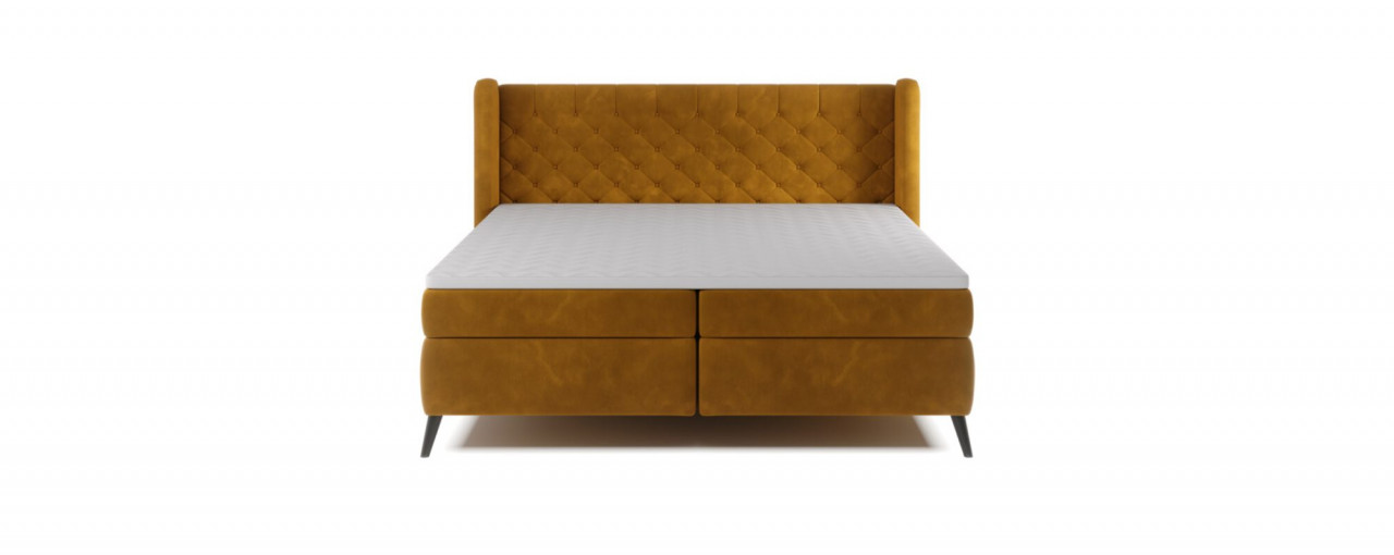 Poze Pat tapitat boxspring Madison 180x200 cm