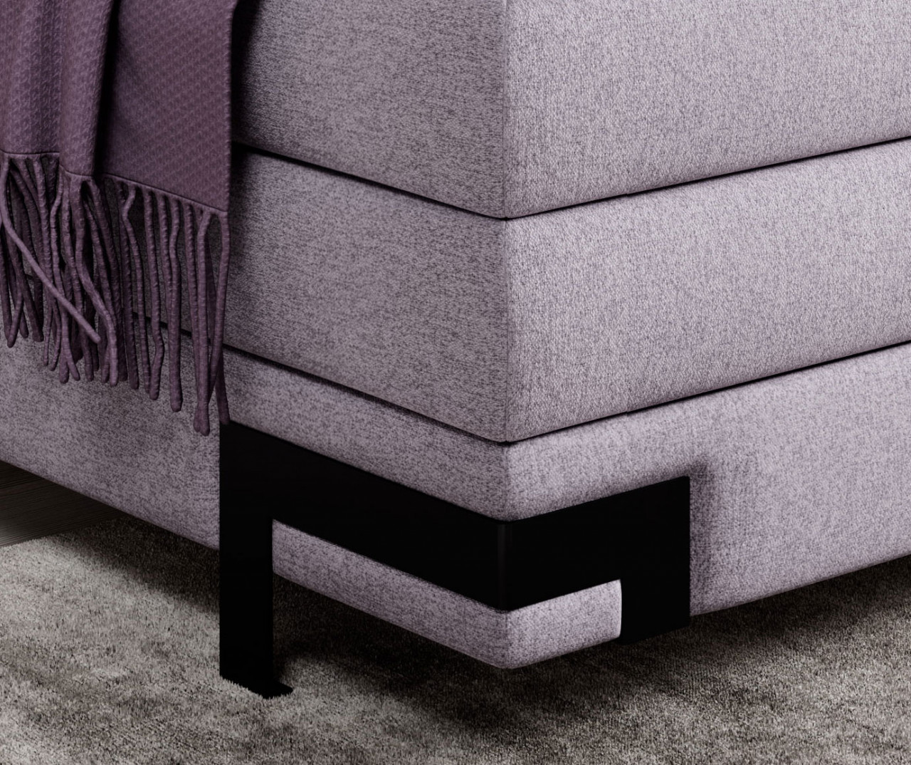 Poze Pat tapitat boxspring Palio 160x200 cm