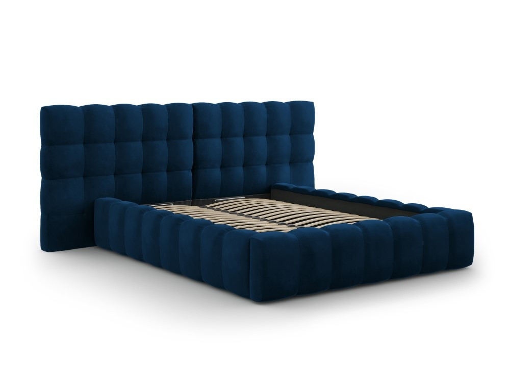 Poze Pat tapitat catifea Bali T – 140×200 cm