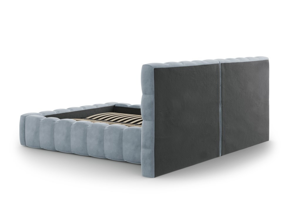 Poze Pat tapitat catifea Bali T – 160×200 cm