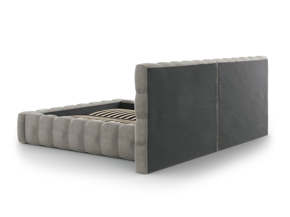 Poze Pat tapitat catifea Bali T – 180×200 cm
