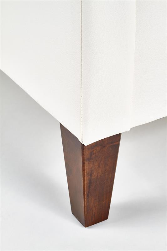 Poze Pat tapitat Samara Alb – 160×200 cm