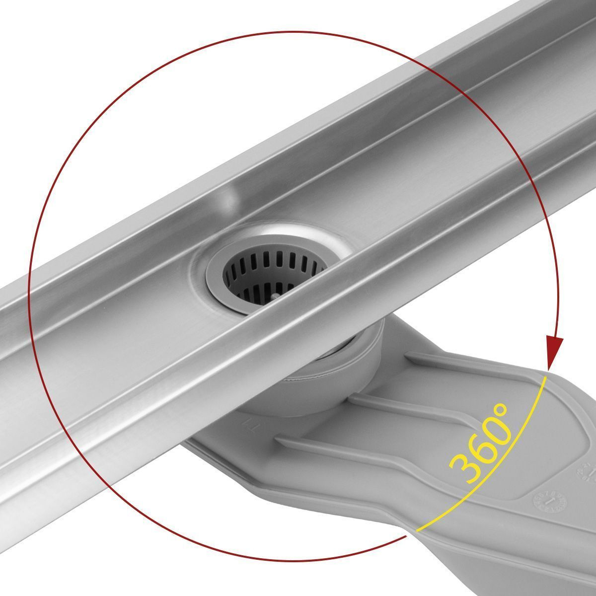 Poze Rigola dus Neox Superflow BRUSH NICKEL 90