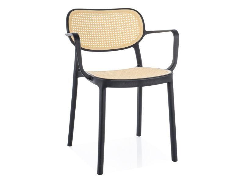 Poze Scaun Bali 2 negru/ratan