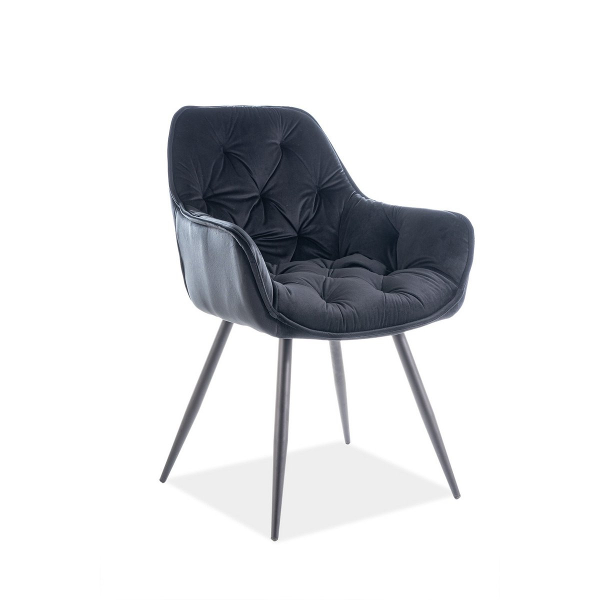 Poze Scaun Cherry velvet negru/negru Blu19