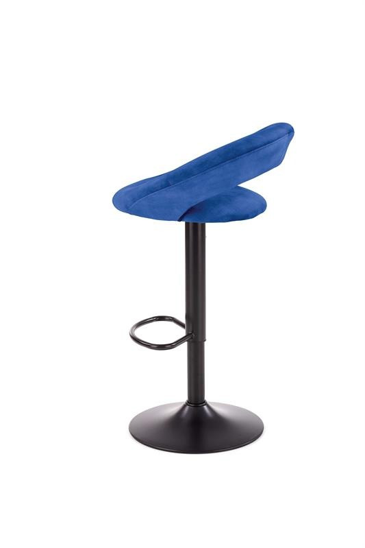Poze Scaun de bar H-102 velvet bleumarin