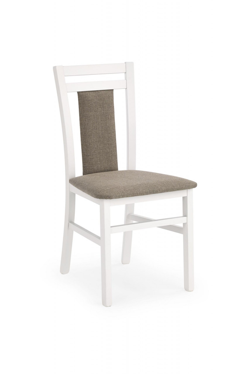 Poze Scaun Hubert 8 material gri alb