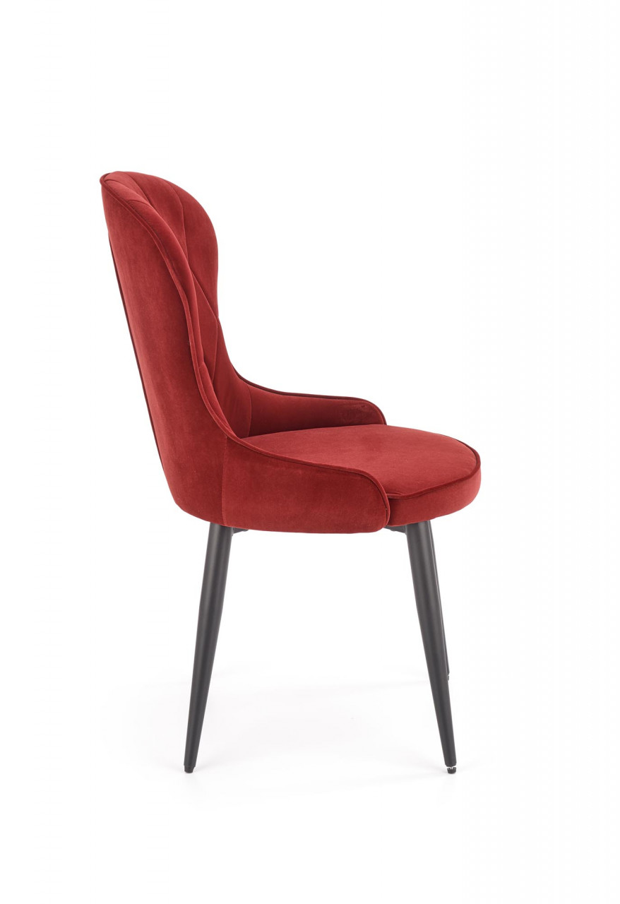 Poze Scaun K366 velvet rosu inchis