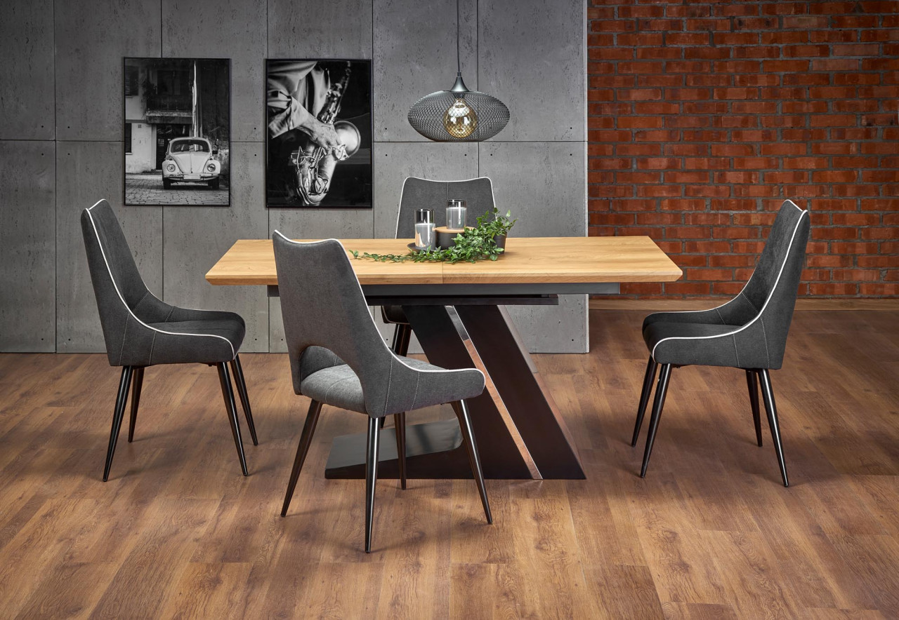 Poze Scaun K369 material gri
