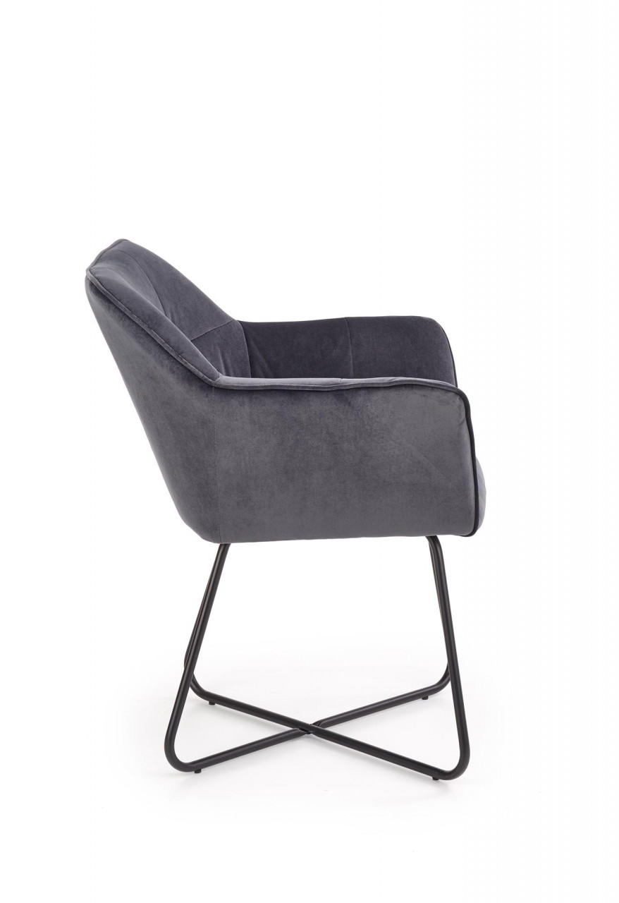 Poze Scaun K377 velvet gri