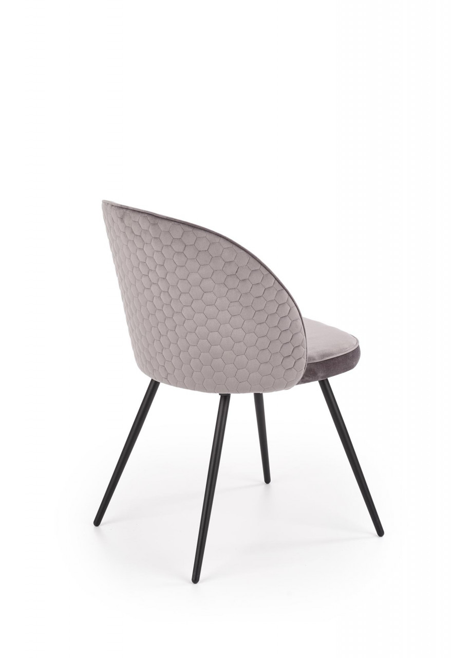 Poze Scaun K395 velvet gri
