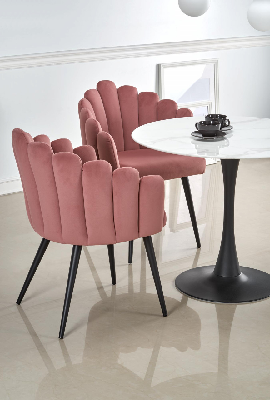 Poze Scaun K410 velvet roz