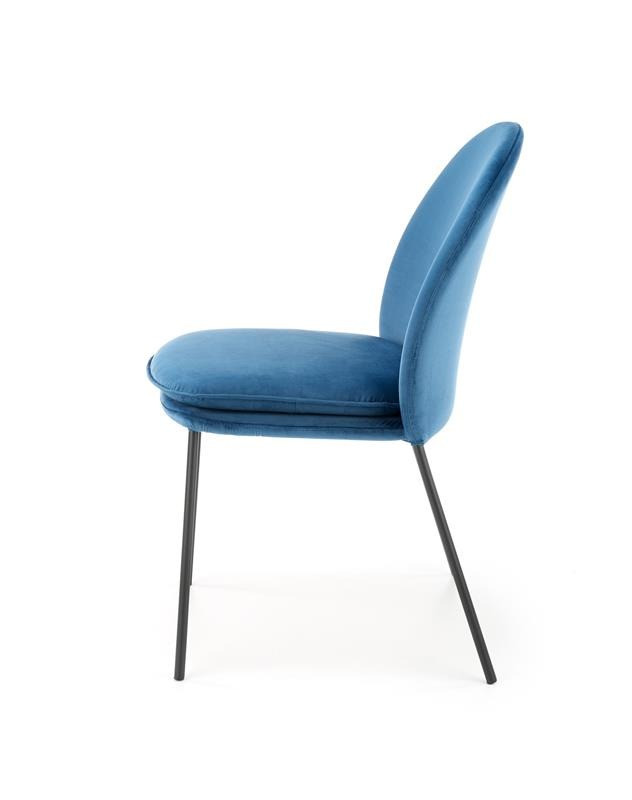 Poze Scaun K443 Velvet Albastru – l50 x A58 x H84 cm