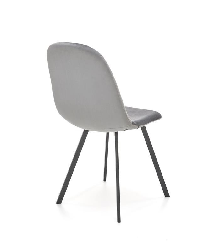 Poze Scaun K462 Velvet Gri - H 82cm