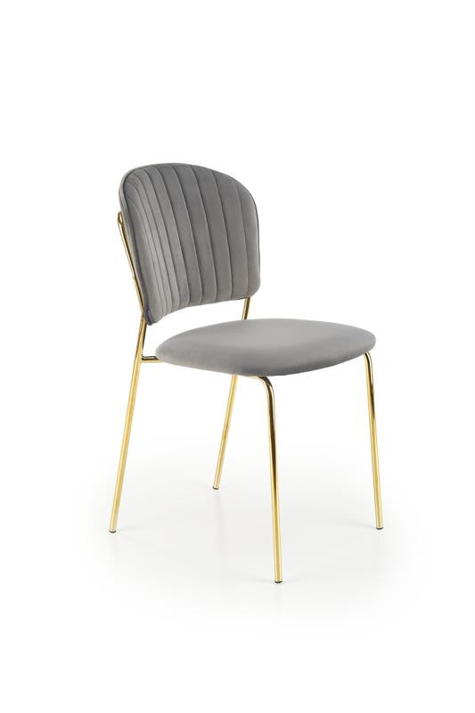 Scaun k499 velvet gri