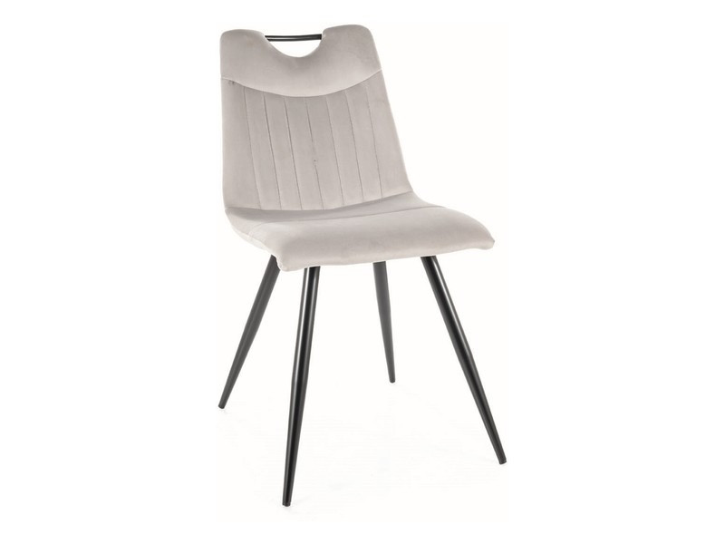 Poze Scaun Orfe velvet gri deschis Blu03