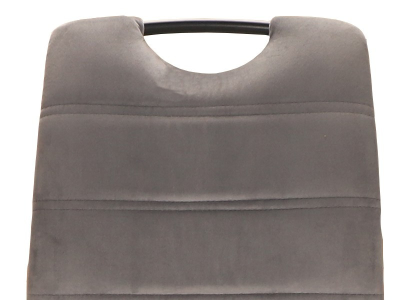 Poze Scaun Rip velvet gri Blu14