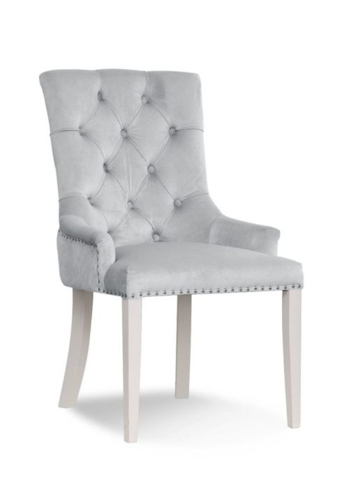Poze Scaun tapitat August Silver / White