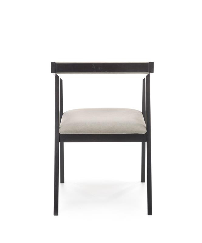 Poze Scaun tapitat Azul Gri - Negru - H 79cm