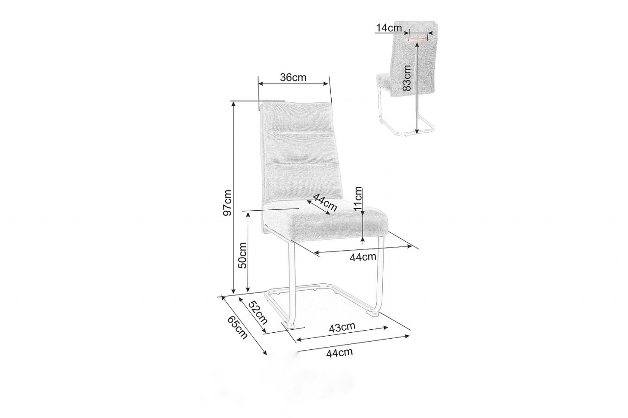 Poze Scaun tapitat Berry Brego 68 curry